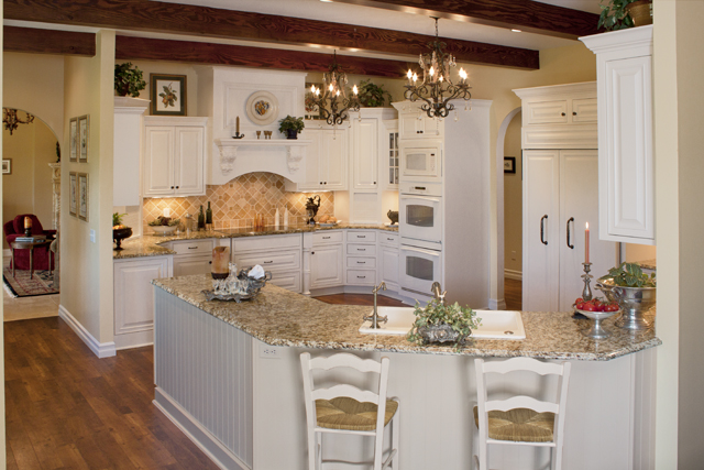 Warm French Country Kitchen with Italian Flair